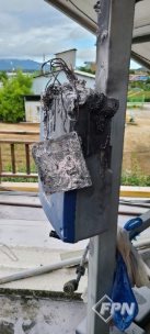 철원소방서, 동송읍 태양광 배전함 화재, 신고자가 자체진화