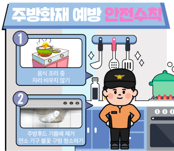 주방 화재, 이것만 기억하세요!
