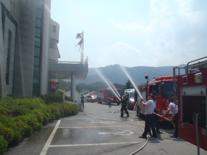 정선군농업기술센터 합동소방훈련