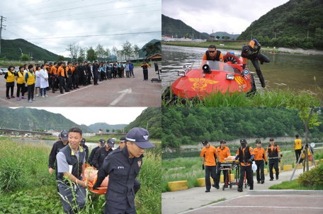 민관합동 수난구조훈련