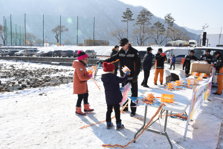 정선 안전기원 연날리기 행사