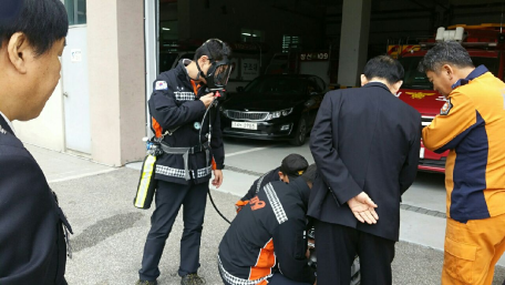  정선소방서, 신규구조장비 조작훈련 및 시연회 