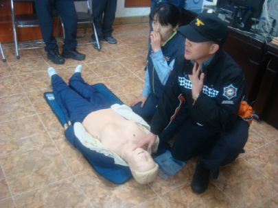 신동여성의용소방대 CPR 홍보대사 위촉식