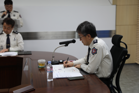 소방본부장 양구소방서 현장 방문