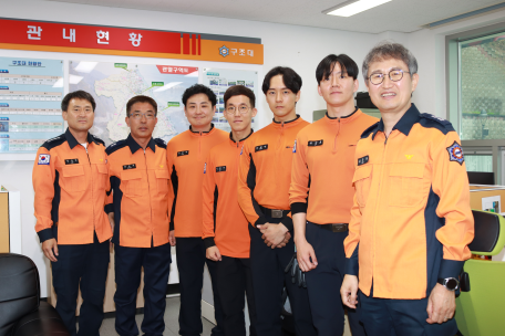 소방본부장 양양소방서 현장 방문