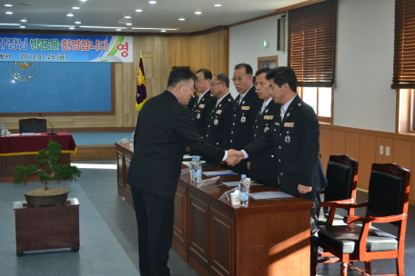 오대희 소방본부장님 태백소방서 초도 방문