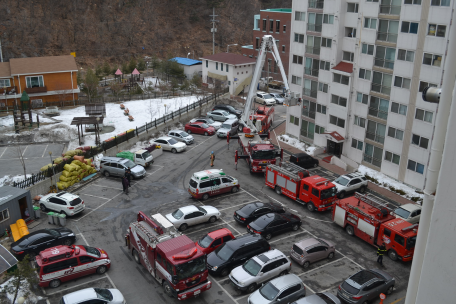 고층건물적응훈련