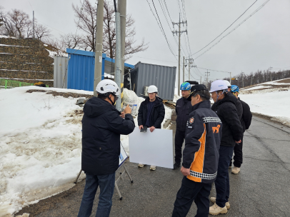 태백소방서, 매봉산 풍력발전단지 화재안전컨설팅 실시