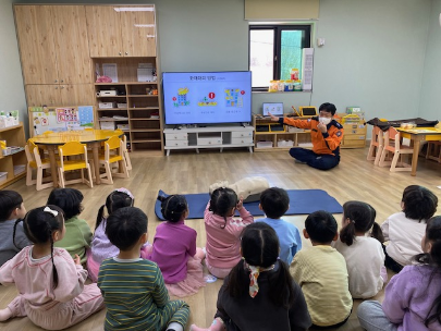 태백소방서, 어린이집 원아 대상 소방안전교육 실시