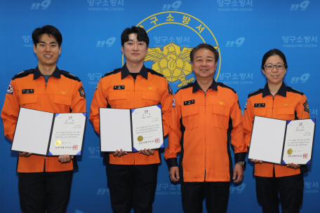 생명 구한 영웅들에 하트·브레인 세이버 수여